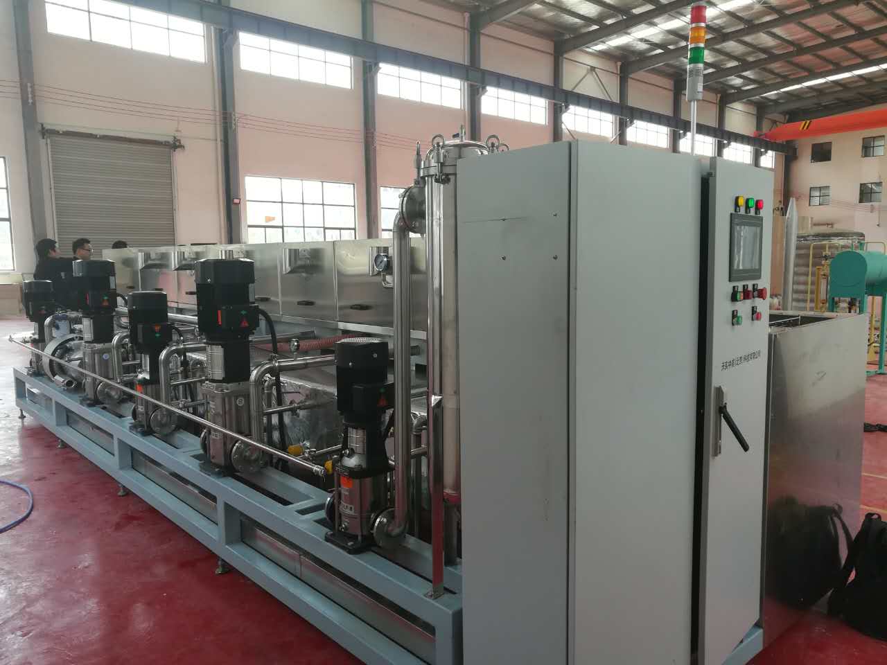 網(wǎng)帶式高壓噴淋清洗烘干機(jī)